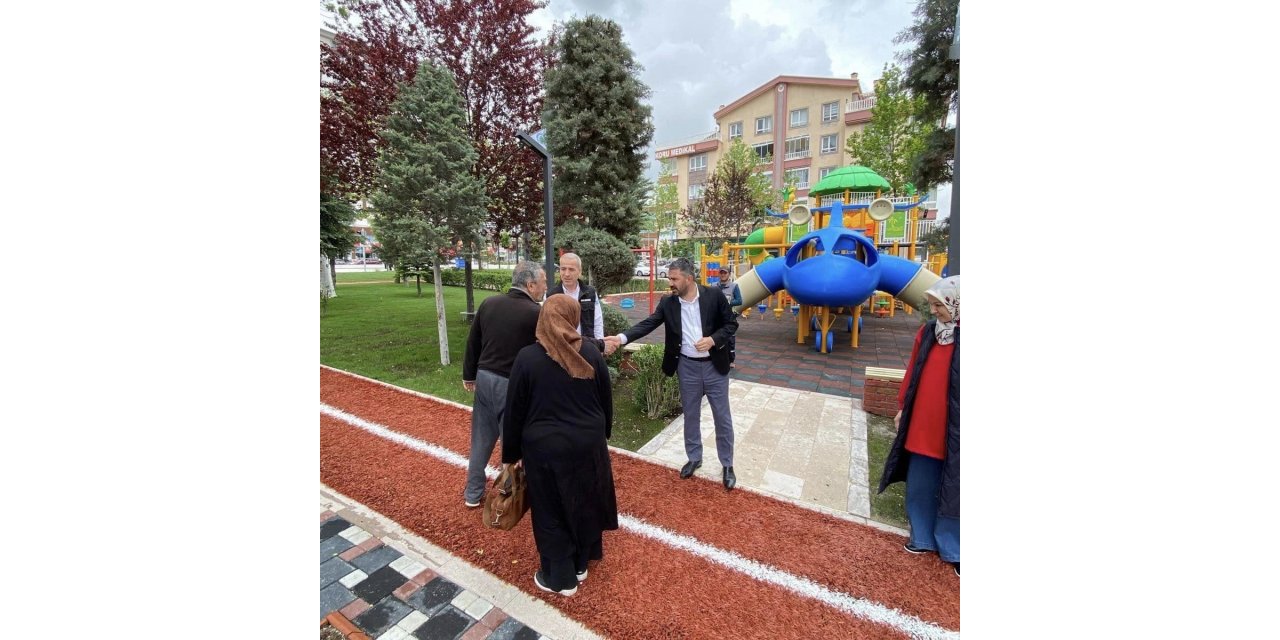 Pursaklar’da yenilenen park vatandaşların hizmetine sunuldu