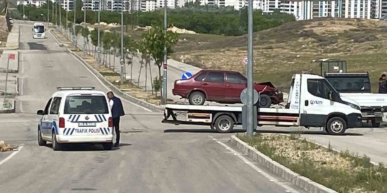 Elazığ’da trafik kazası: 1 yaralı