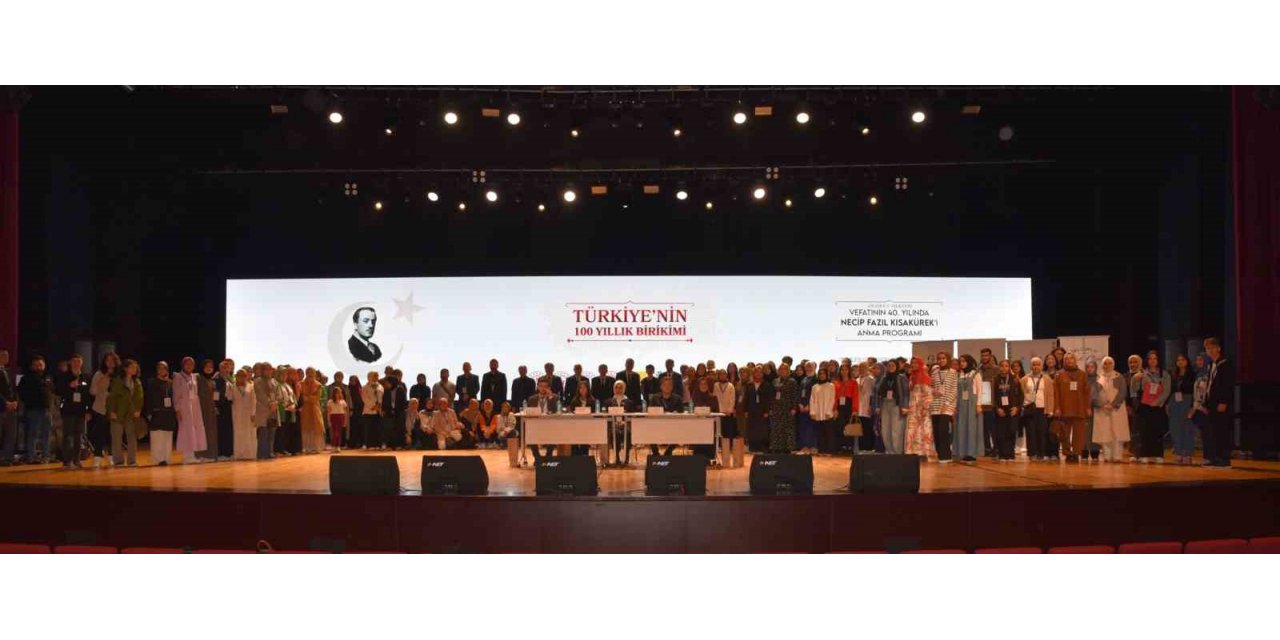 Konya’da Necip Fazıl Kısakürek vefatının 40. yıldönümünde anılıyor