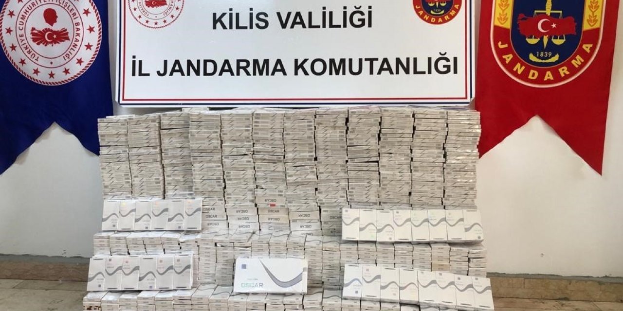 Kilis’te kaçak sigara operasyonu: 1 gözaltı