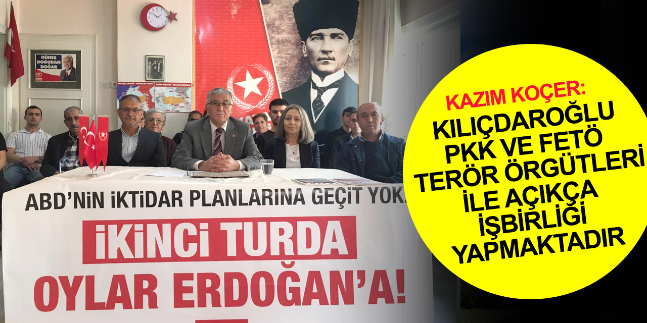 Vatan Partisi Konya'dan Kılıçdaroğlu'na tepki, Cumhurbaşkanı Erdoğan’a destek açıklaması