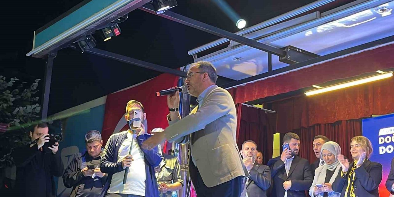 Balıkesir’de bakanlı mahalle mitingi