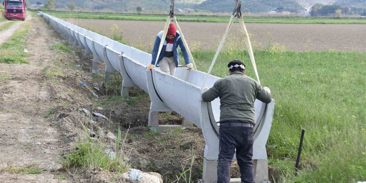 Yenipazar Dalama Sulaması’nda yenileme çalışmaları devam ediyor
