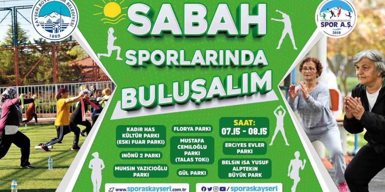Kayserililer, Spor A.Ş. ile sabah sporunda buluşuyor