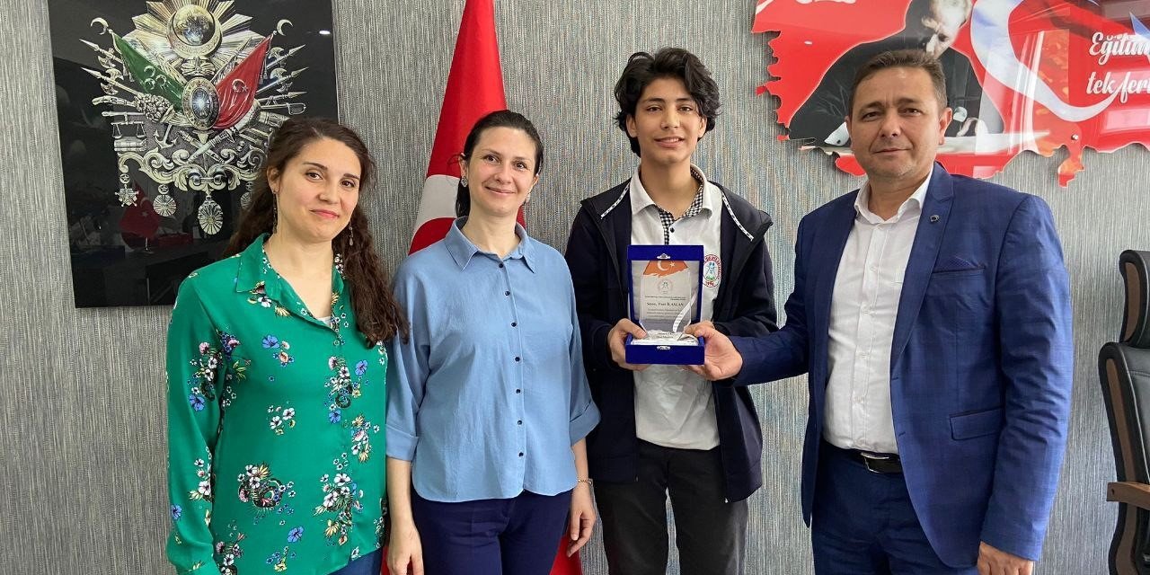 "Kazanım Değerlendirme" sınavında il birincisi Gönen’den