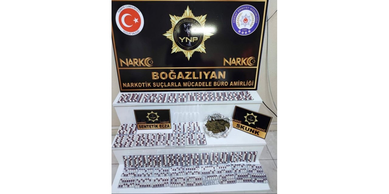 Yozgat’ta uyuşturucu operasyonu: 3 tutuklu