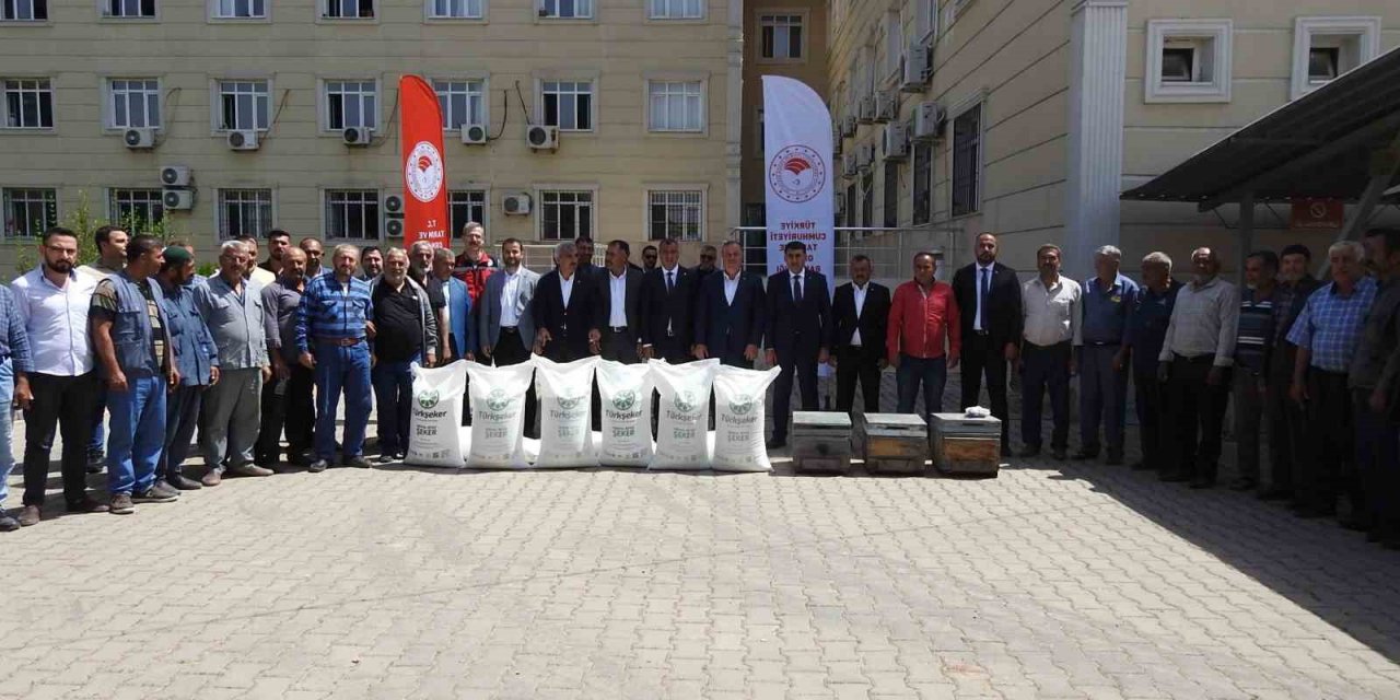 Kilisli arıcılara şeker desteği