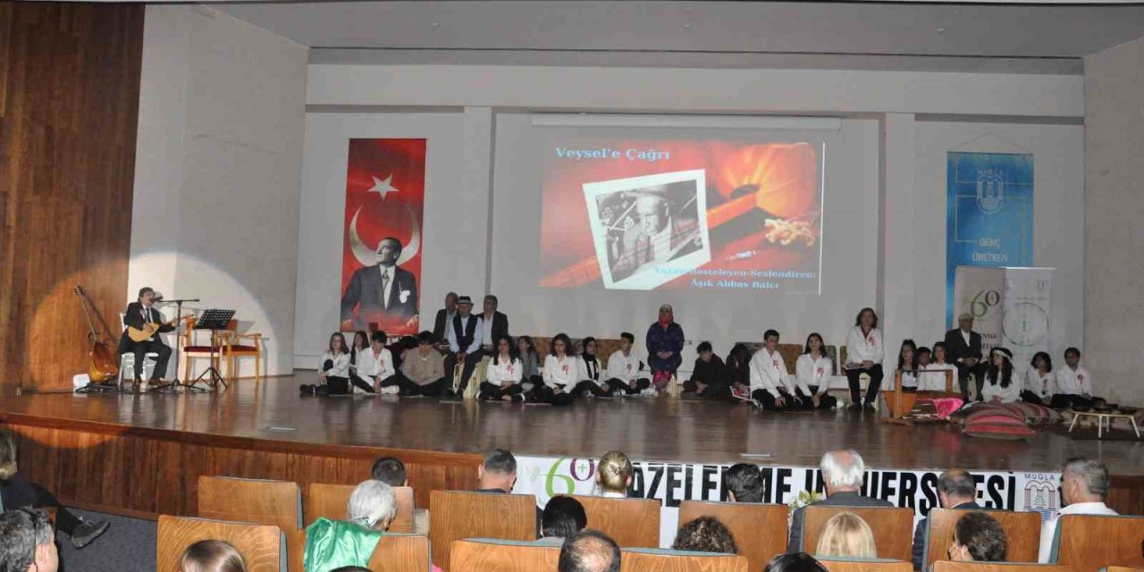 Aşık Veysel vefatının 50. yılında Muğla’da anıldı