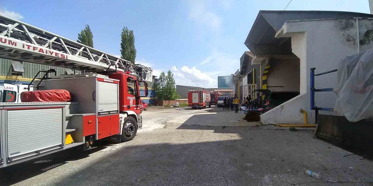 Çorum’daki bronz fabrikasındaki patlama