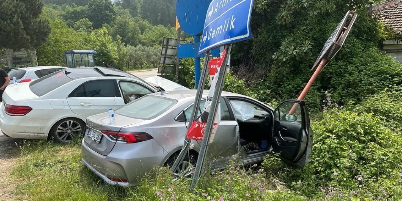 Yalova’da trafik kazası: 2 yaralı