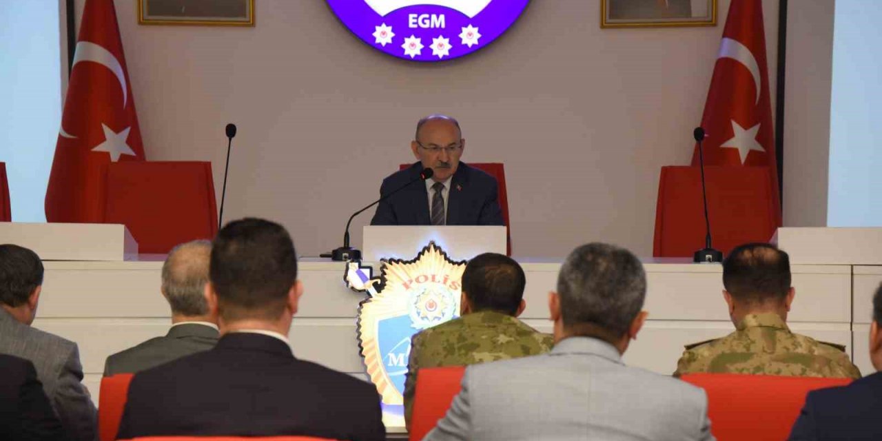 Manisa’da seçim güvenliği toplantısı yapıldı