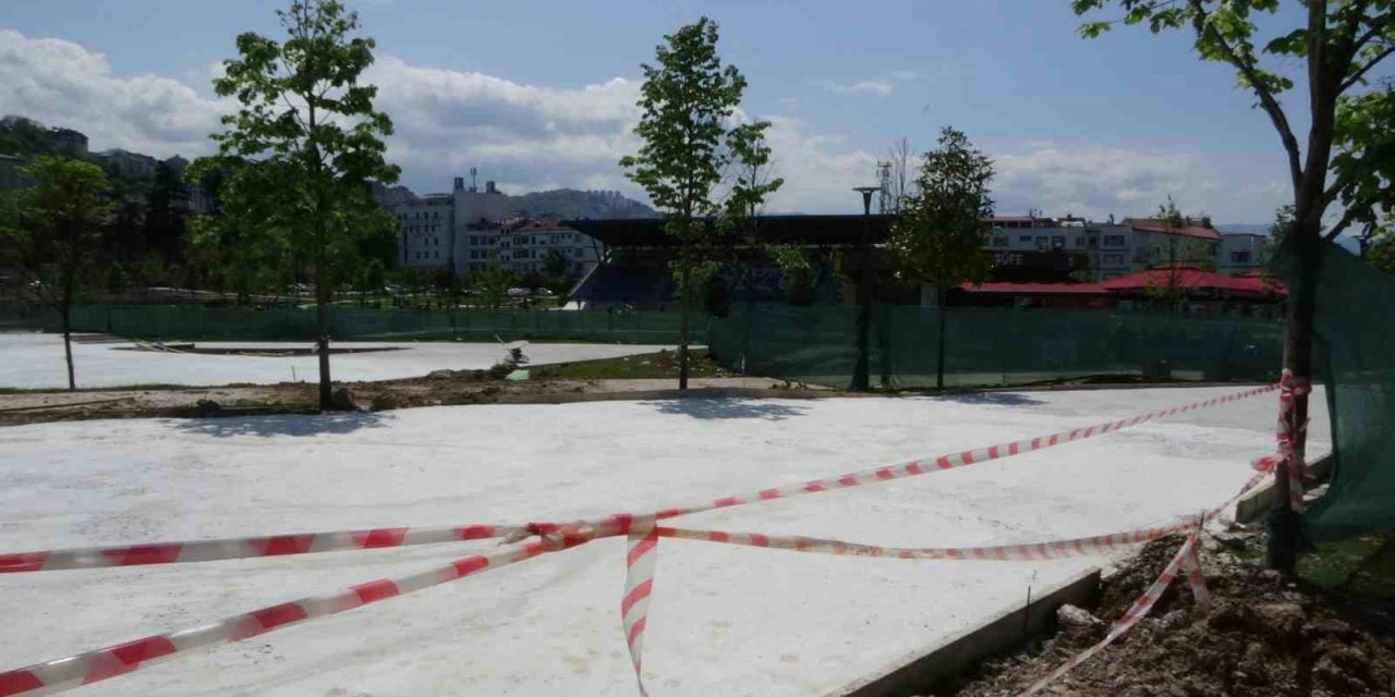 Trabzon’da Ortahisar Millet Bahçesinde ikinci etap çalışmaları başladı