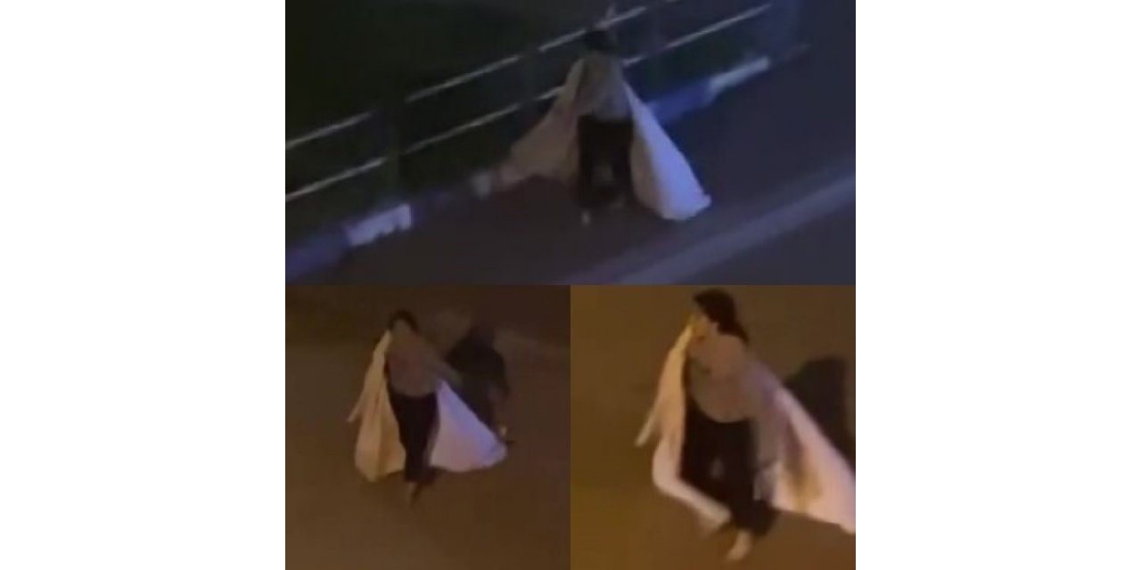 Çarşafla gece yarısı sokakta ’Anne, anne’ diye bağırarak yürüdü