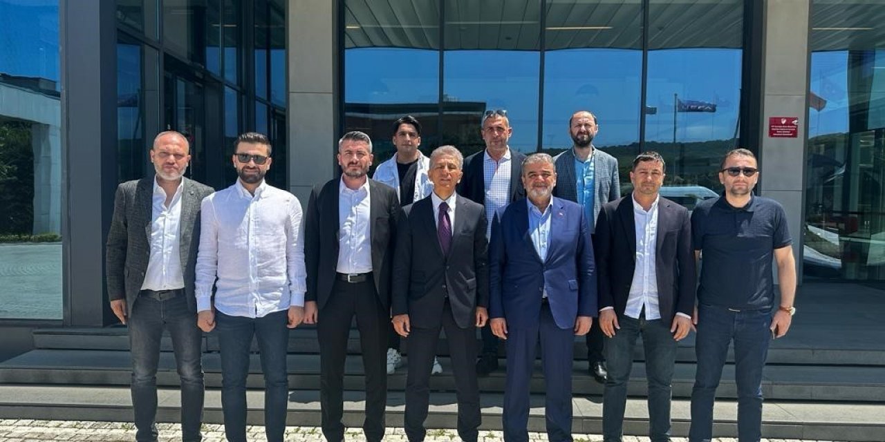 Anadolu Üniversitesi Kulüp Başkanı Özsarı’dan TFF Başkanı Büyükekşi’ye ziyaret