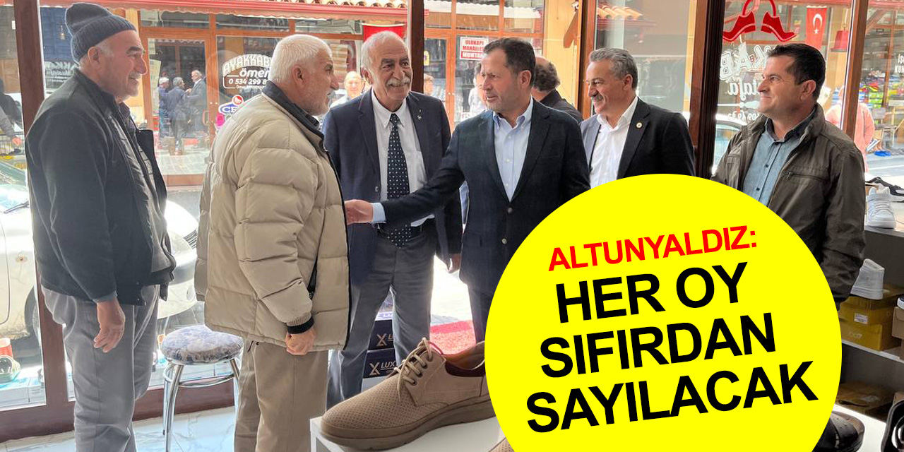 Konya Milletvekili Altunyaldız'dan Seydişehir'de seçmene çağrı: Herkes mutlaka sandığa gitmeli