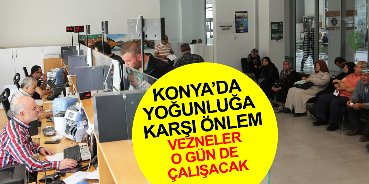 Konya Meram'da vergi affı ve yapılandırma yoğunluğuna karşı önlemler