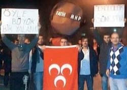 Ülkücüler dizi setini bastı