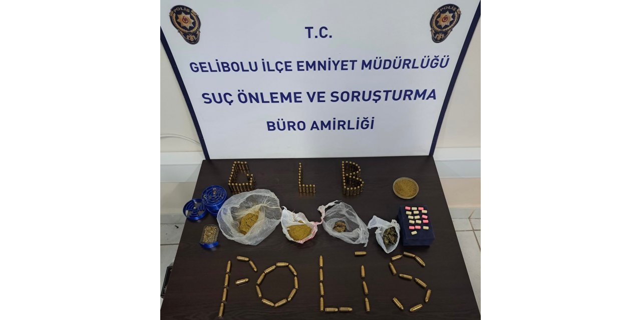 Gelibolu’da uyuşturucu operasyonuna 2 tutuklama