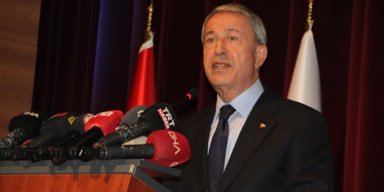 Milli Savunma Bakanı Akar: Bizim karşımızdaki tek engel rehavet