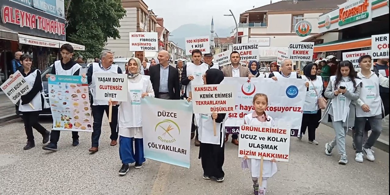 Hastalıklara dikkat çekmek için yürüyüş düzenlendi