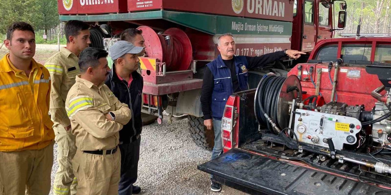 Muğla’da arazöz ve ilk müdahale aracı operatörlerine ileri sürüş eğitimi  verildi