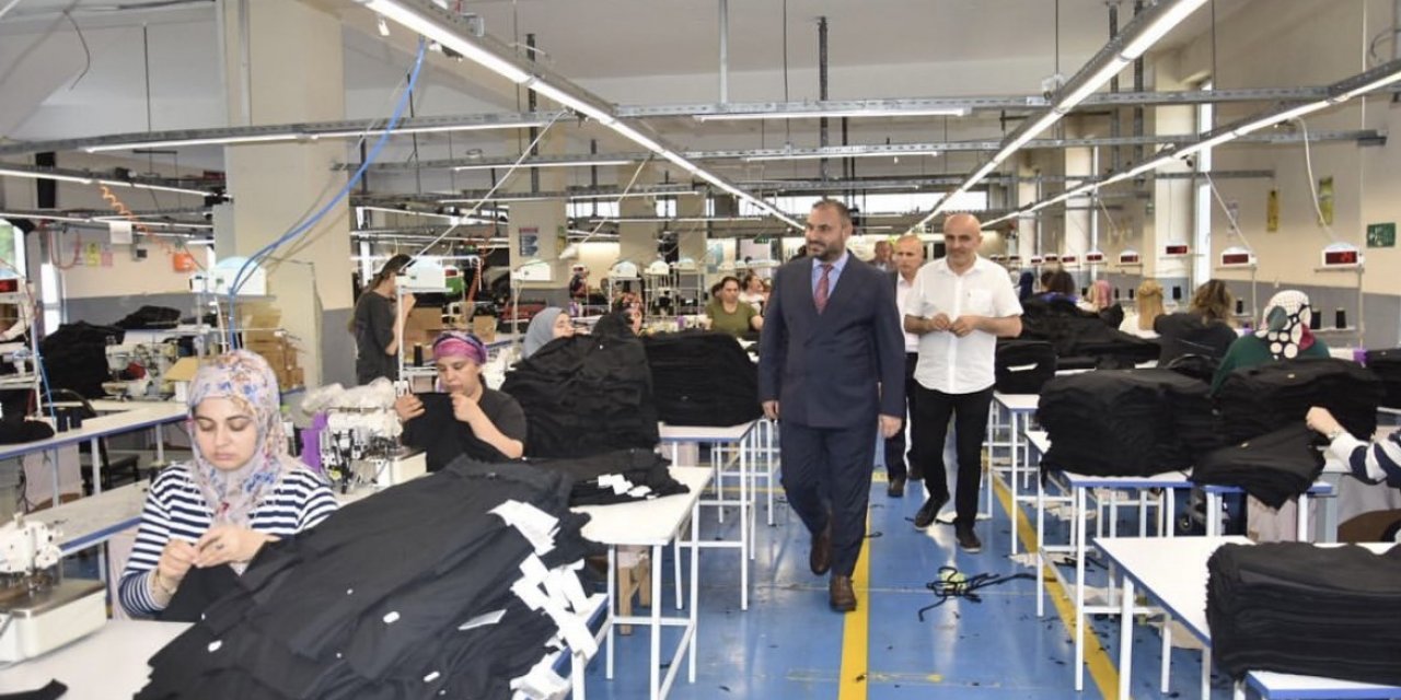 ZONSİAD’ın başlattığı eve dönüş projesine 2 adet tekstil atölyesi destek verdi