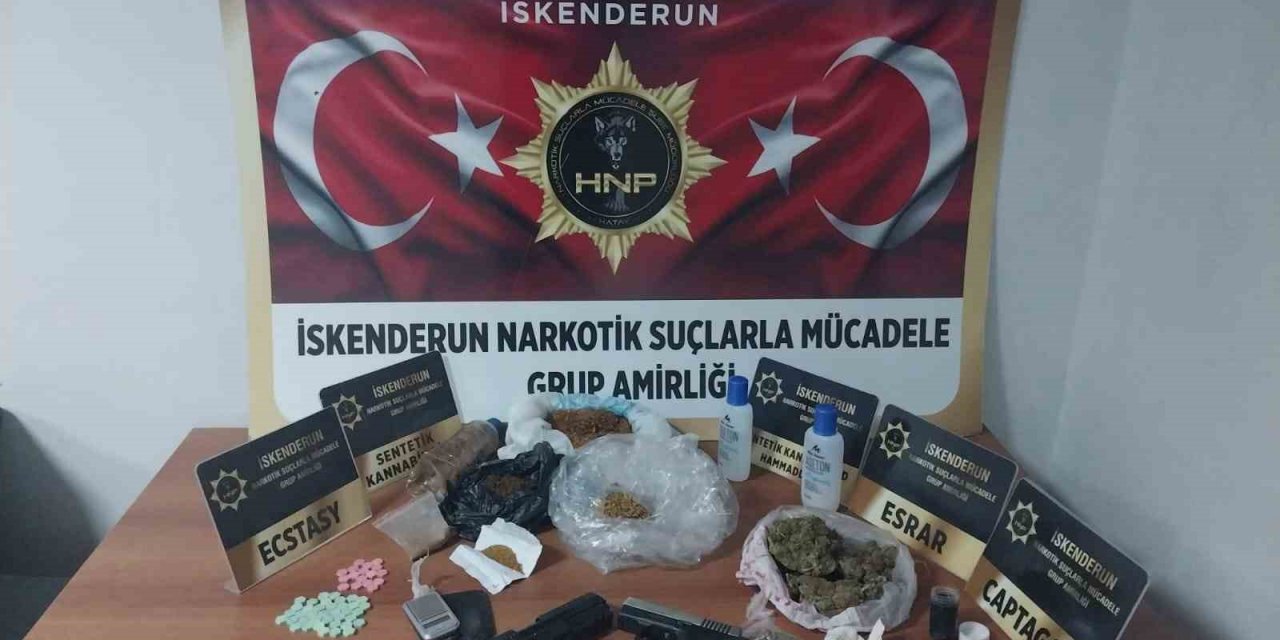 Hatay’da uyuşturucu operasyonu: 2 gözaltı