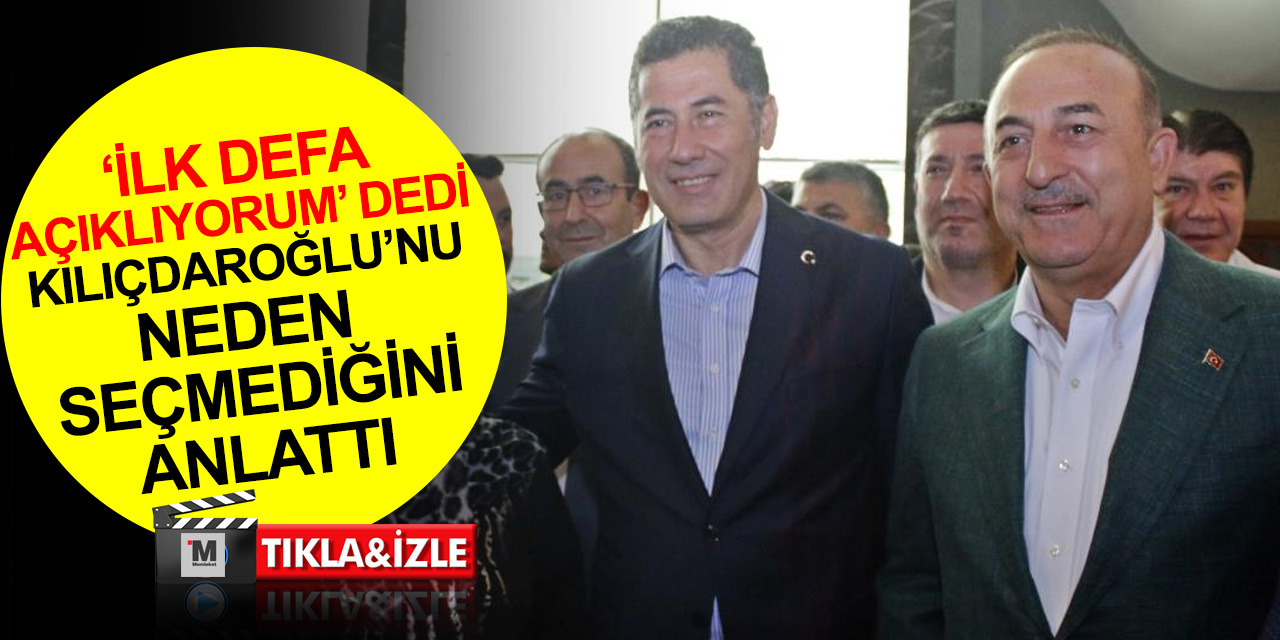 Sinan Oğan ‘İlk defa açıklıyorum’ dedi, Millet İttifakı’nı seçmemesinin sebebini açıkladı