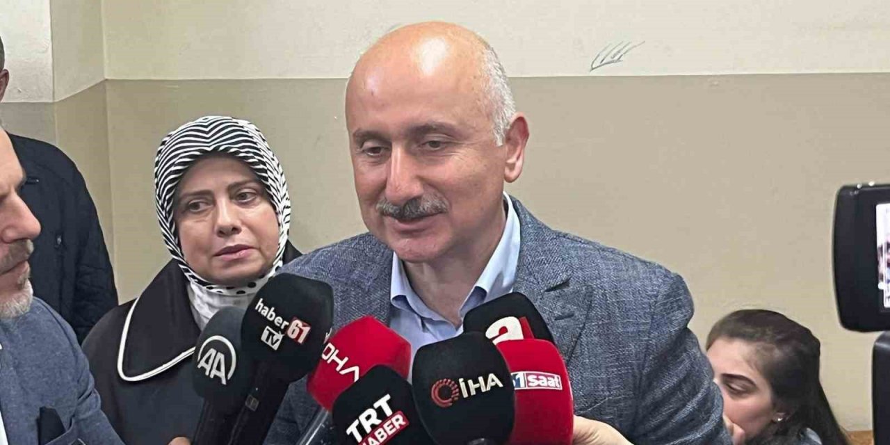Bakan Karaismailoğlu, Trabzon’da oyunu kullandı