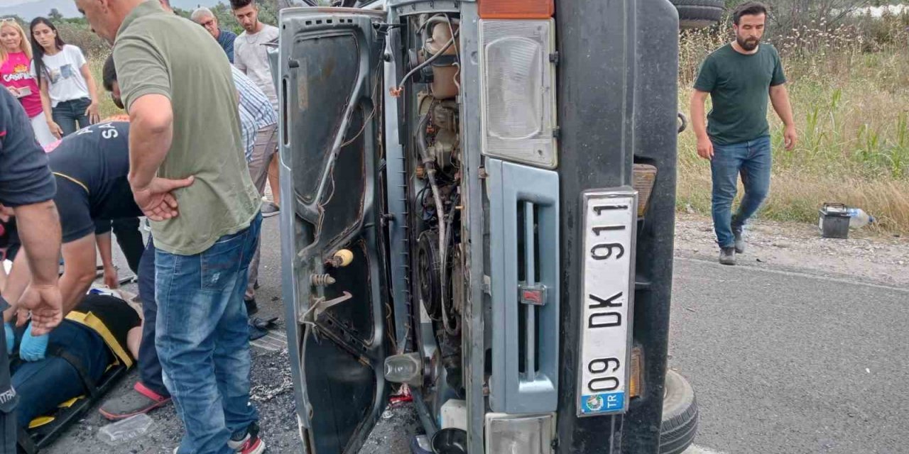 Aydın’da trafik kazası: 2 yaralı