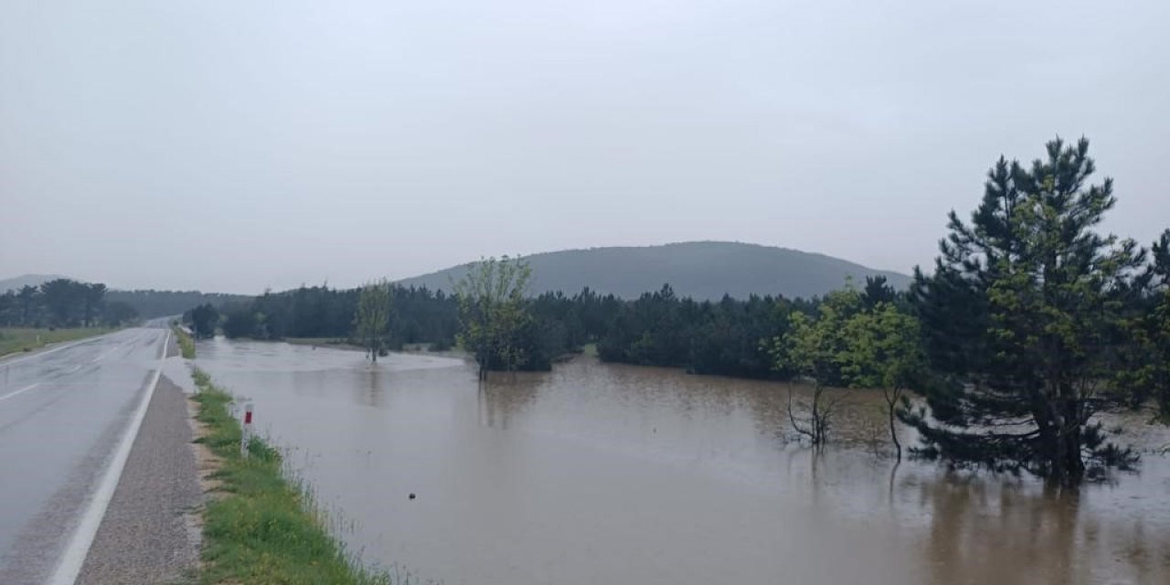 Eskişehir Seyitgazi ilçesi sele teslim oldu