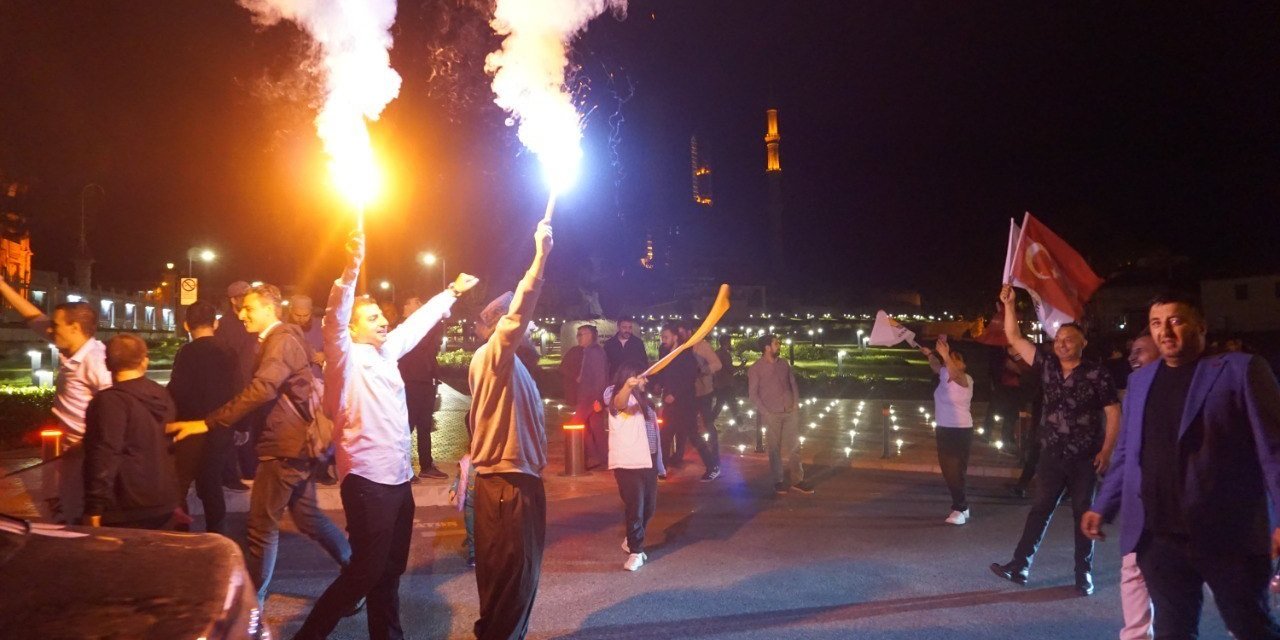 Edirne’de Cumhurbaşkanı Erdoğan coşkusu