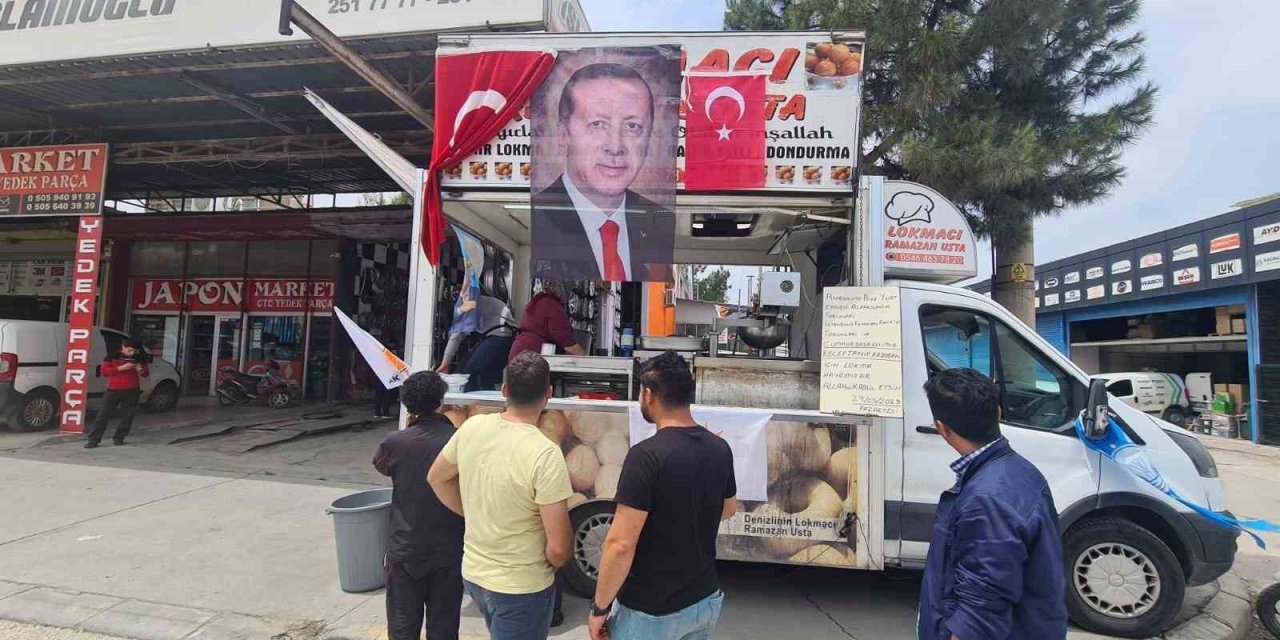 Cumhurbaşkanın seçim zaferini lokma döktürerek kutladı