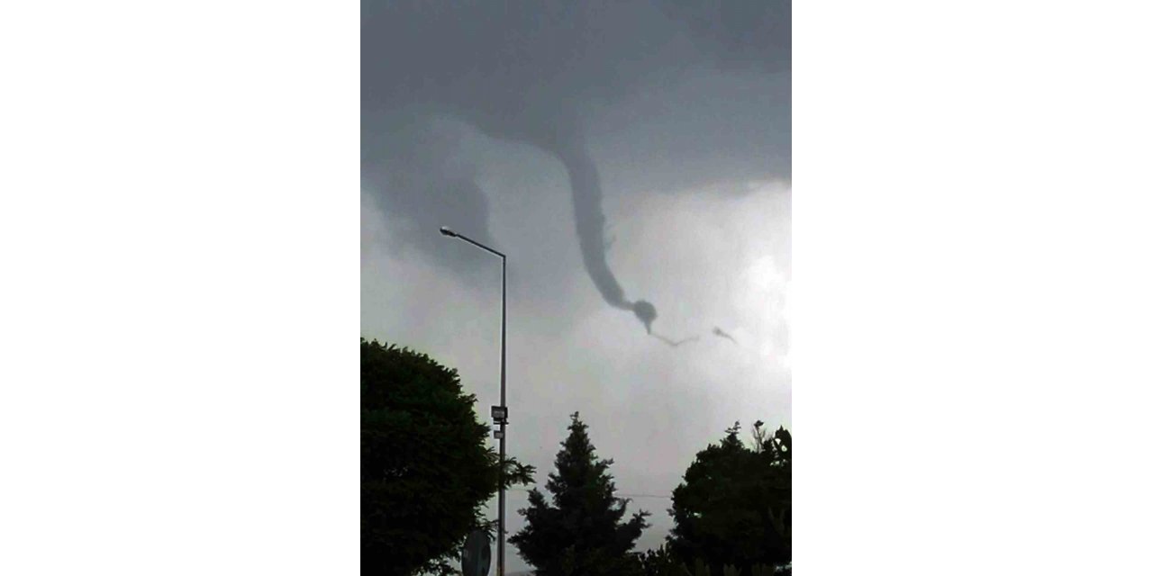 Menteşe’de ilginç hortum