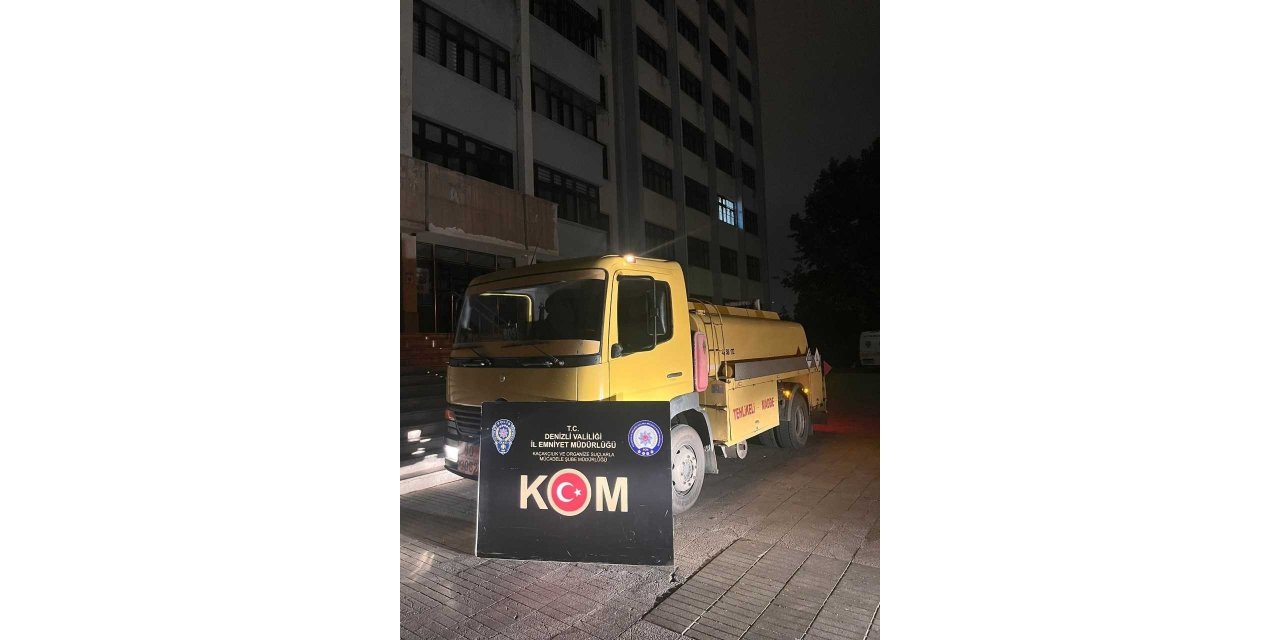 Yakıt tankerinden kaçak akaryakıt çıktı