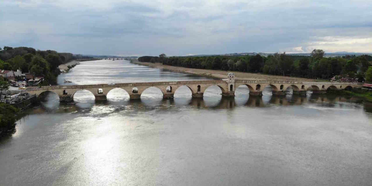 Meriç Nehri’nin debisi, son 1 ayda yüzde 50 düştü