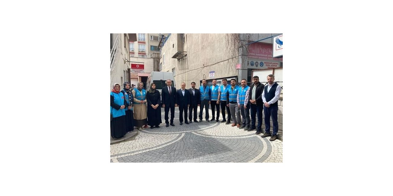 Müftülükte oluşturulan gönüllü ekip deprem bölgesine gönderildi