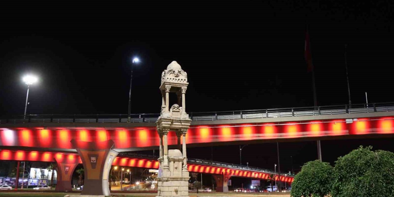 Abide Kavşağı estetik görünüme kavuşturuldu