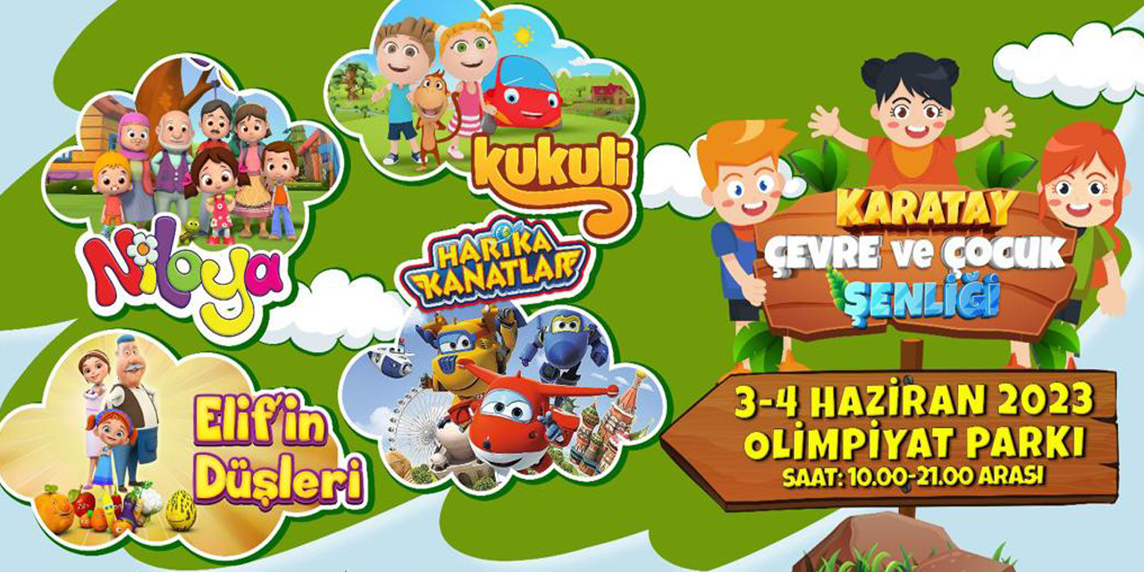 Konya'da Karatay Çevre ve Çocuk Şenliği! Eğlenecek hem öğrenecekler