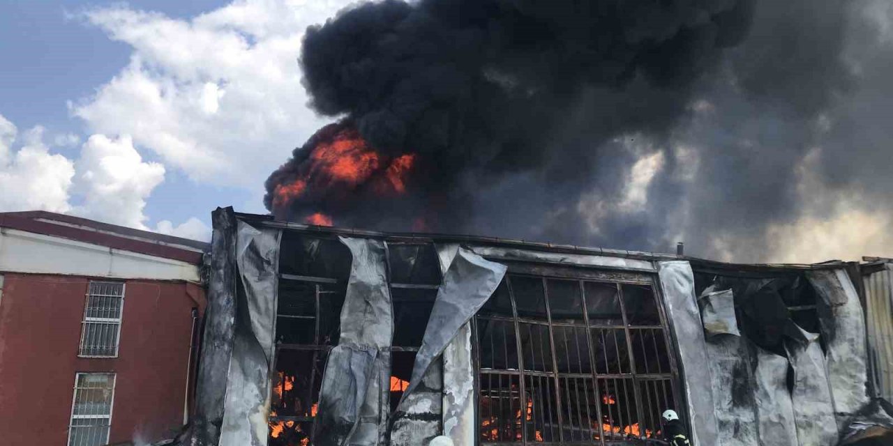 Edirne’de kimyevi madde deposunda yangın