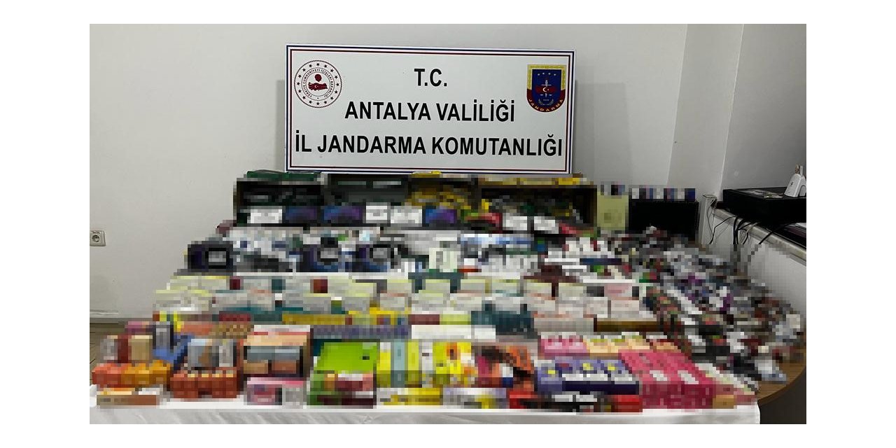 Manavgat’ta kaçak sigara ve tütün operasyonu: 2 gözaltı