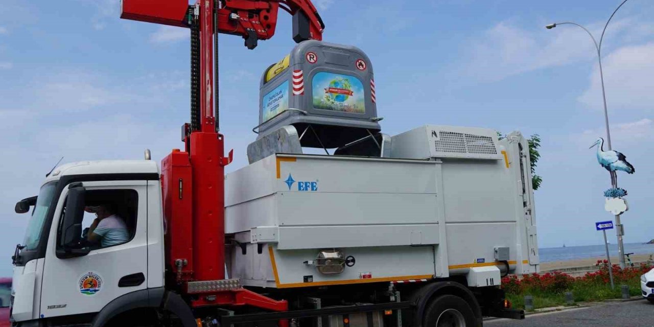 Atakum’a 180 adet yer üstü konteyneri