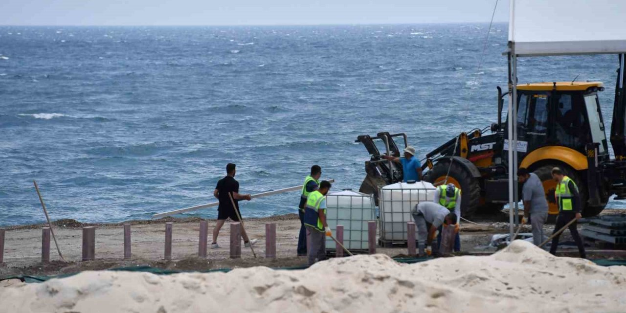 Plaj hentbolu hazırlıkları sürüyor