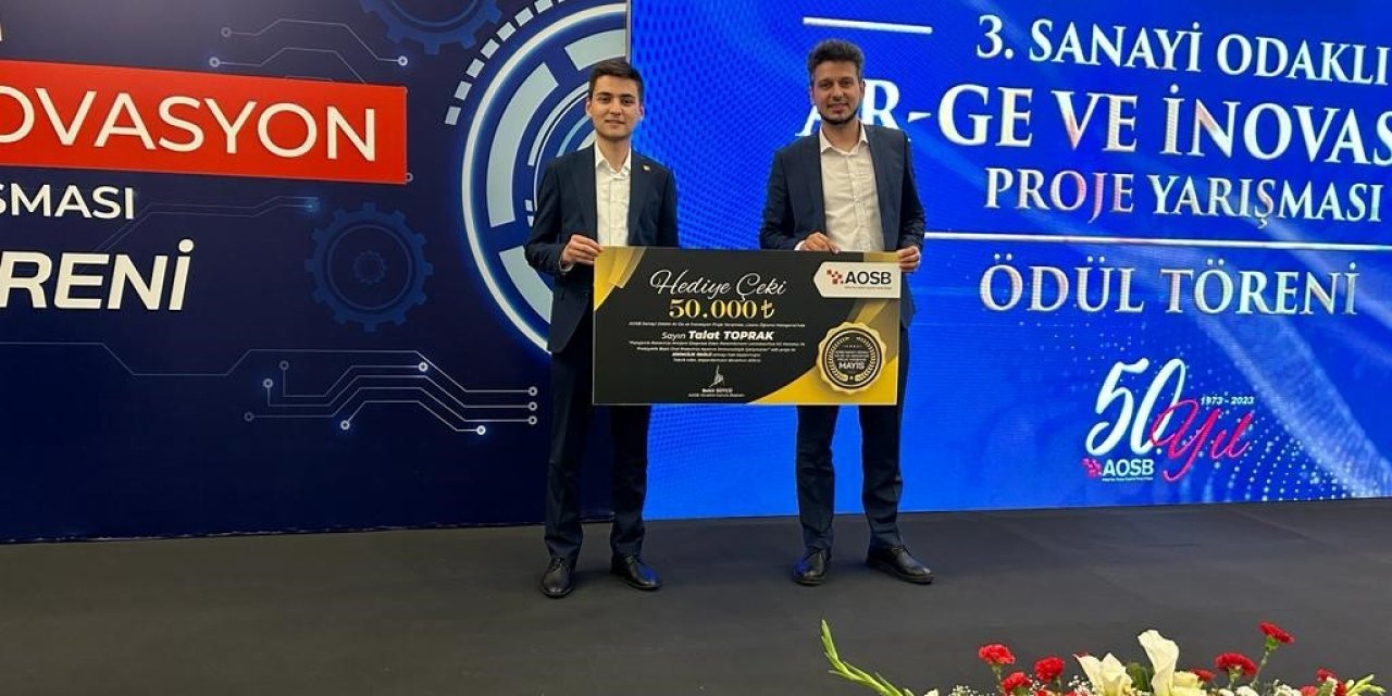 BARÜ Fen Fakültesi öğrencisinin “Rota Virüs” aşı çalışmasına ödül