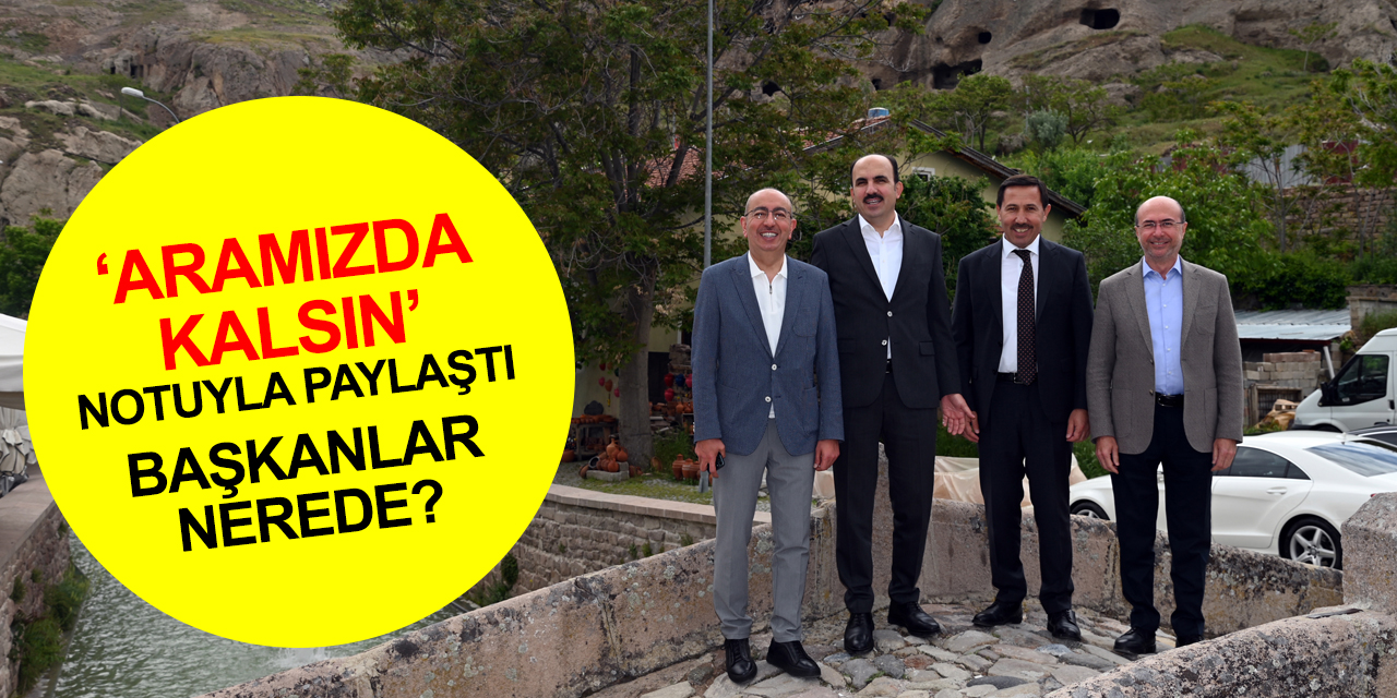 Konya'nın başkanları tarihi mahallede buluştu!