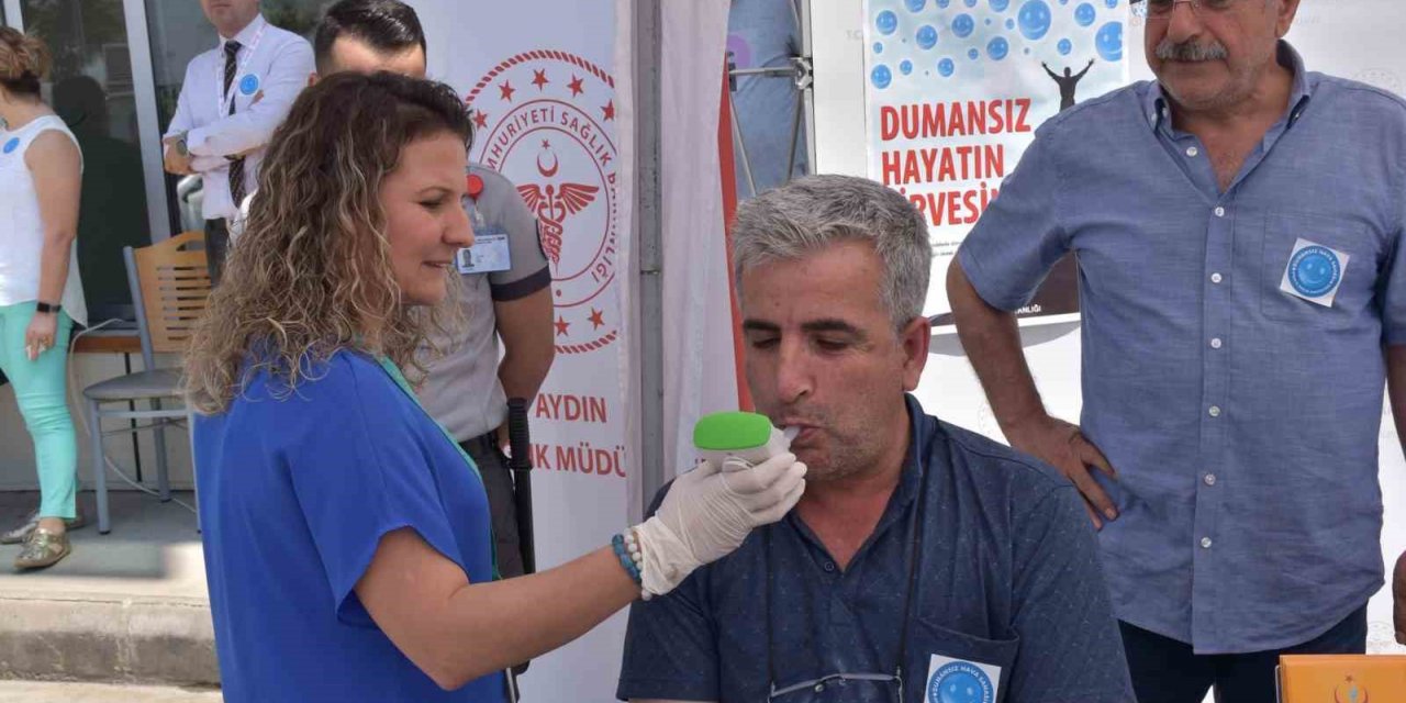 Aydın’da tütün kullanımının zararlarına dikkat çekildi