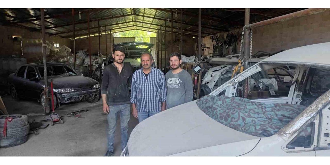 Depremde hasar gören araçlar yeniden ekonomiye kazandırılıyor