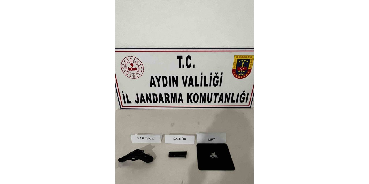 Didim’de uyuşturucu ve tabanca ele geçirildi