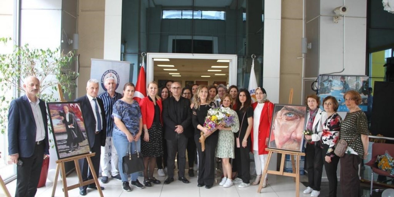 Soğanlık Kültür Merkezi, resme gönül veren sanatçıların sergisine ev sahipliği yaptı