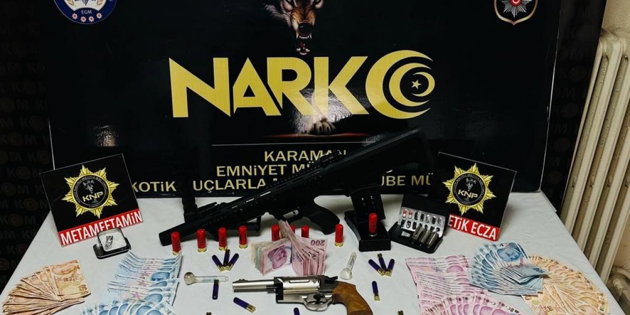 Karaman’da uyuşturucudan gözaltına alınan 1 kişi tutuklandı